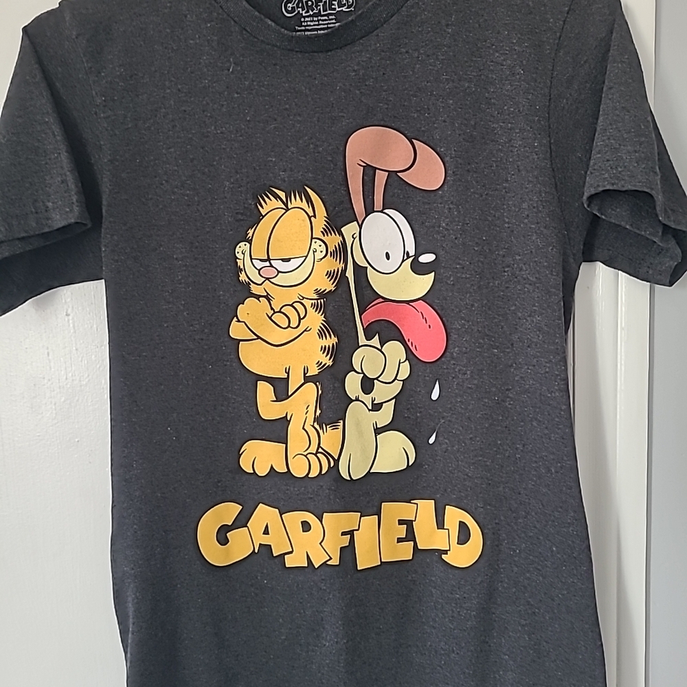 Nickelodeon Garfield & Odie Tee - Charcoal